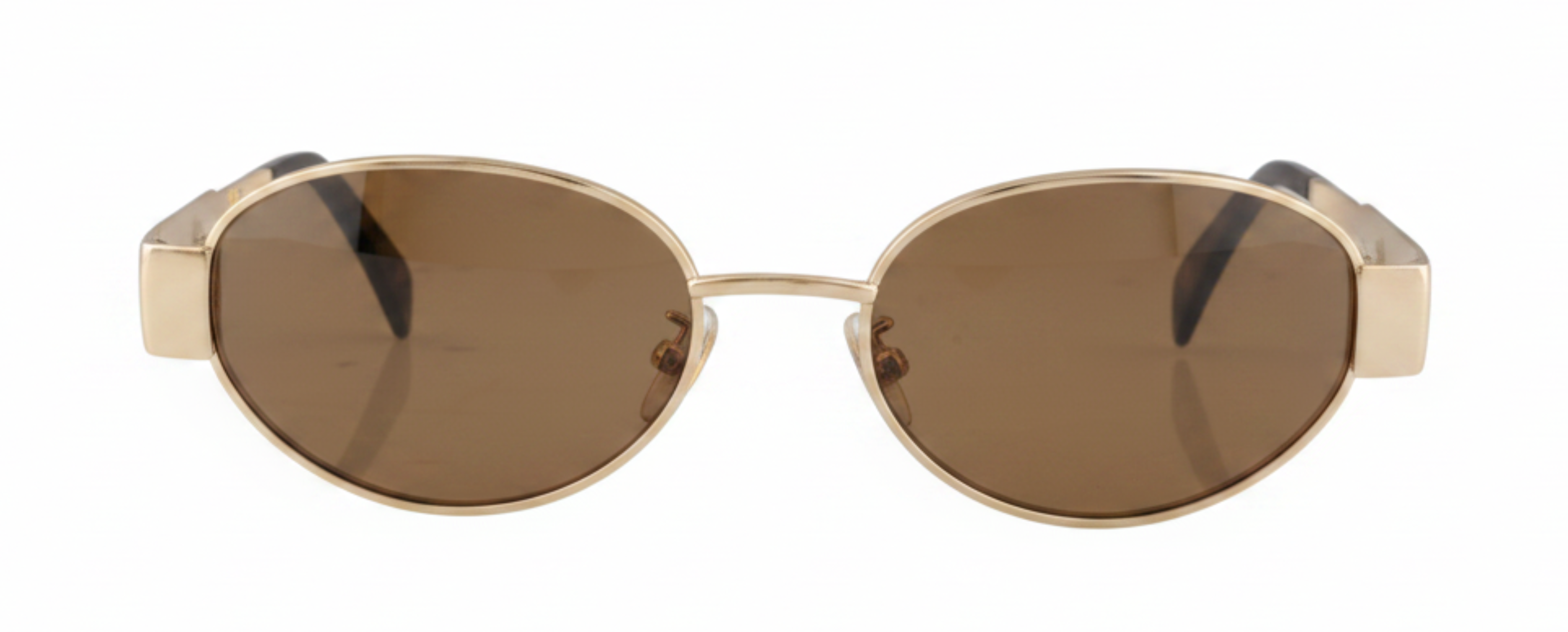 CELINE CL40235U R GOLD/BROWN