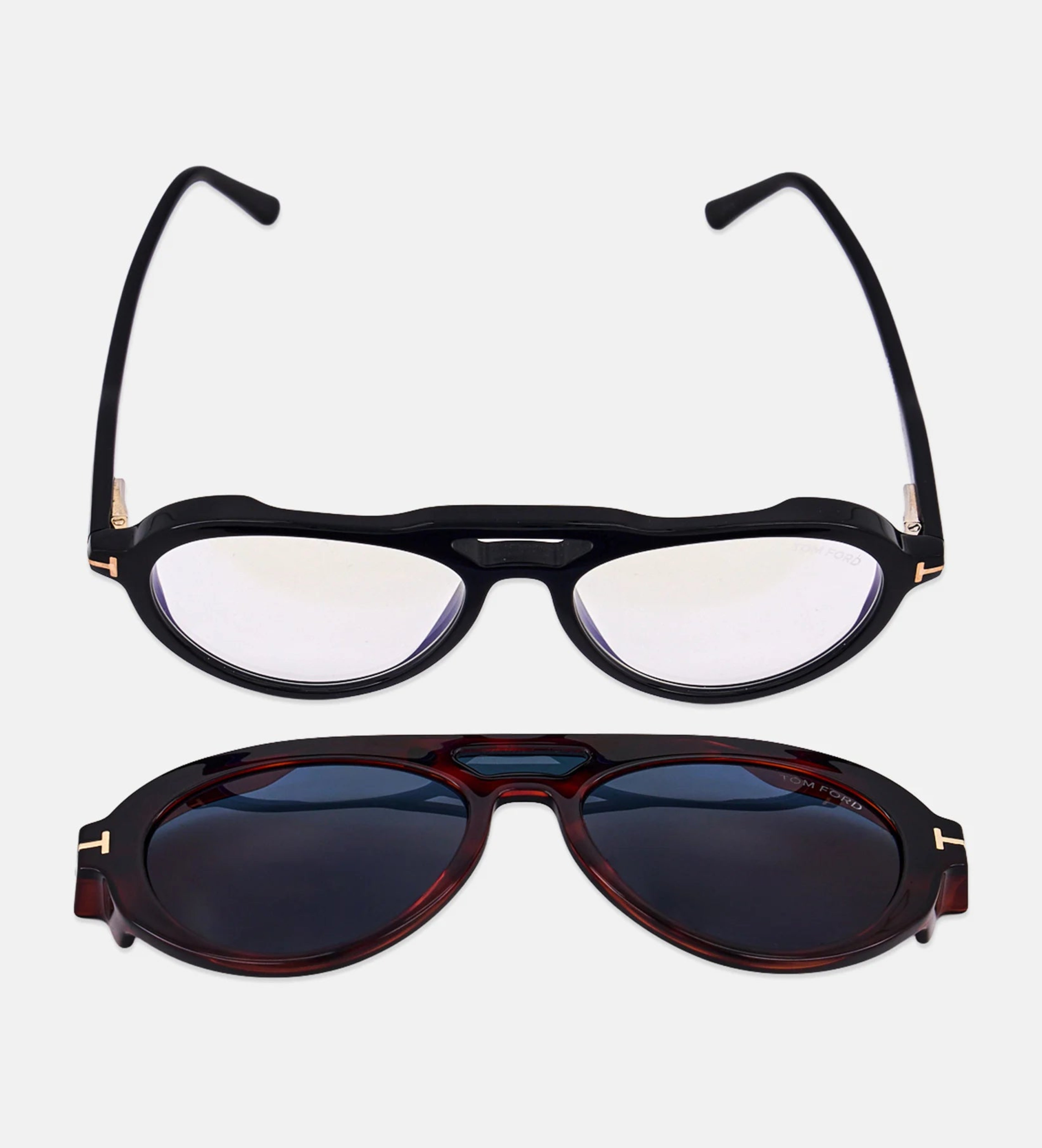 TOM FORD TF 5760 B 001 CLIP ON